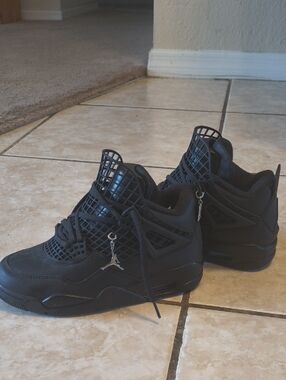 Jordan Women's Black All-Over High-Top Athletic Sneakers